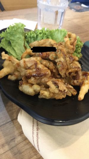 S5 mixed shroom tempura $9.90 at Saute-san 素特-さん in Central Singapore