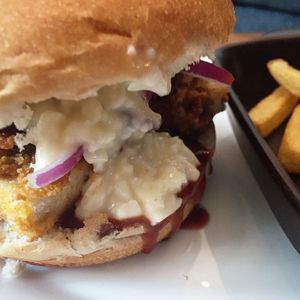 Tofu Crispy at Lazy Vegan in Santiago