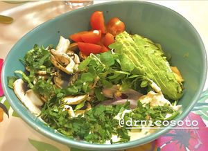 Ensalada  at Lazy Vegan in Santiago