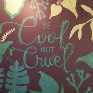 nice statement at Lazy Vegan in Santiago