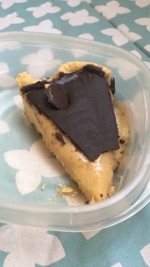 Tarta de bonobon at Lazy Vegan in Santiago