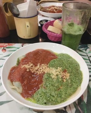 Pastas rellenas  at Lazy Vegan in Santiago