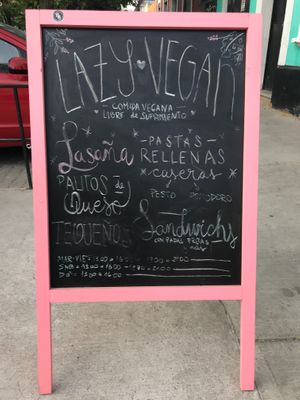 cartel at Lazy Vegan in Santiago