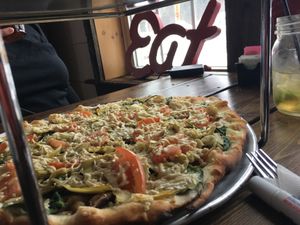 Pizza at The Last Chair in Plymouth