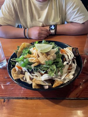 Vegan nachos  at 98 Center Moab in Moab