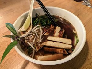Vegan pho. at 98 Center Moab in Moab