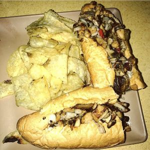 Vegan Cheesesteak  at 98 Center Moab in Moab