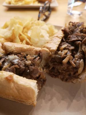 vegan cheesesteak at 98 Center Moab in Moab