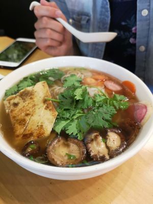 vegan pho at 98 Center Moab in Moab