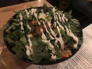 Vegan banh mj nachos  at 98 Center Moab in Moab