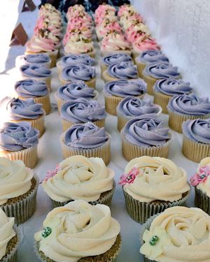  Rose and pistachio, vanilla and lavender, quinoa vanilla at RoxyRara Cakes - Camden in East London