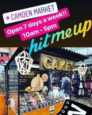 The flagship stall - Camden Market Open 7 days a week! at RoxyRara Cakes - Brick Lane in East London