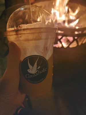 Pumpkin spice shake!! 🎃 at Cinnaholic in San Jose