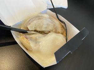 Classic Cinnamon Roll at Cinnaholic in San Jose