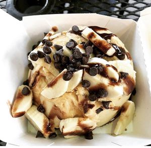 Funky monkey at Cinnaholic in San Jose