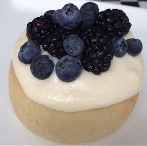 Blackberry Blueberry Bliss! at Cinnaholic in San Jose