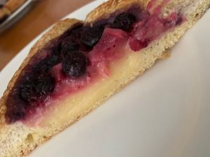 Blueberry danish 👌🏽 at Flour of Life Bakery in Helensvale