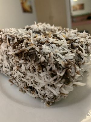 Lamington  at Flour of Life Bakery in Helensvale