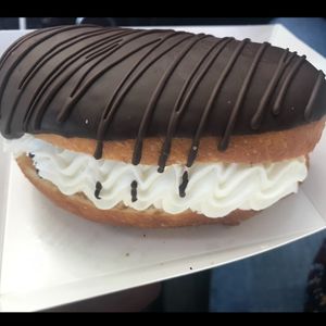 Chocolate eclair   at Flour of Life Bakery in Helensvale