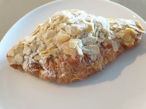 Almond croissant!!!! 🤤 at Flour of Life Bakery in Helensvale