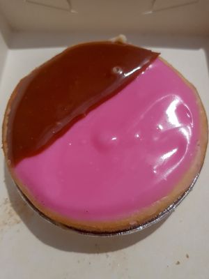 Vegan Neenish Tart! at Flour of Life Bakery in Helensvale