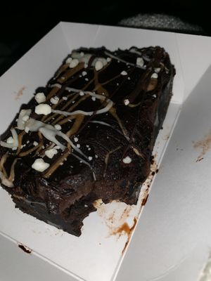 Choc fudge brownie  at Flour of Life Bakery in Helensvale