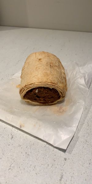 Sausage roll  at Flour of Life Bakery in Helensvale