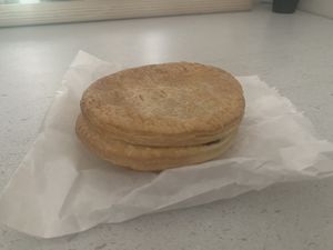  Cheese and mince pie at Flour of Life Bakery in Helensvale