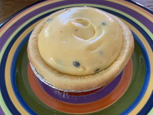 Passionfruit tart  at Flour of Life Bakery in Helensvale