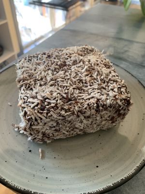 Lamington  at Flour of Life Bakery in Helensvale