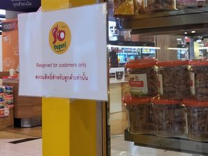 Comfortable seating at So​ Vegan in Bangkok