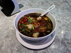 Soup at So Vegan at So​ Vegan in Bangkok