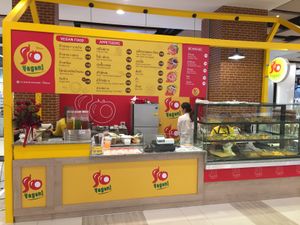 Front of the stall at So​ Vegan in Bangkok