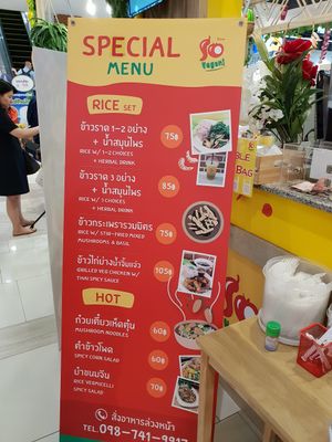 Special Menu at So​ Vegan in Bangkok