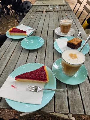 Raspberry Cheesecake, Caramell Machiato und Moccaccino at Trago in Leipzig
