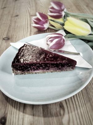 Cake wildberry at Trago in Leipzig