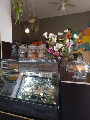 counter at Trago in Leipzig