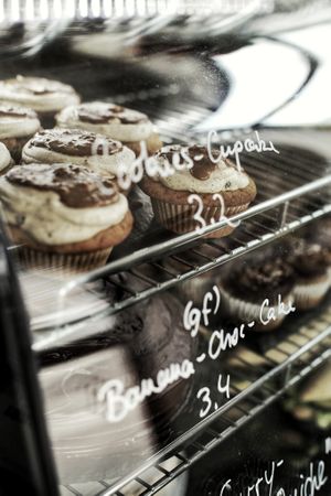 Cupcake and Cake. Everything vegan, also glutenfree and sugarfree options at Trago in Leipzig