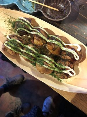 Very yummy at Self Takoyaki Bar IDUCO in Osaka