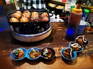 So tasty at Self Takoyaki Bar IDUCO in Osaka