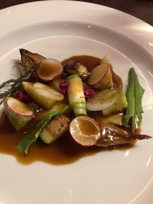 Mixed veg in gravy at Dario Gualtieri Bistro in Buenos Aires