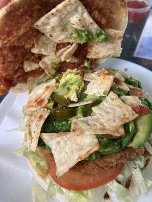 Crunchy nacho chips at Just Poppy's in Riverhills