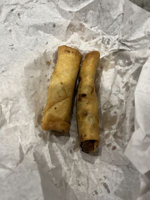 Vegan spring rolls  at Just Poppy's in Riverhills