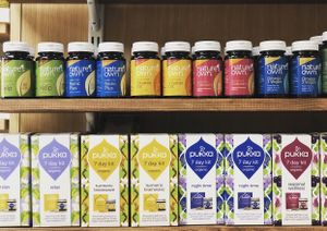 Range of vegan friendly supplements at Raw in Nottingham