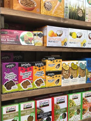 Gluten free products at Raw in Nottingham