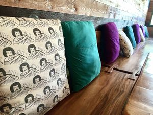 Hello…. Is it me you’re looking for?? Cute decor   at The Beet Box Cafe in Kailua