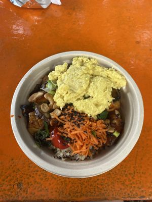 the yogi bowl with JUST egg  at The Beet Box Cafe in Kailua