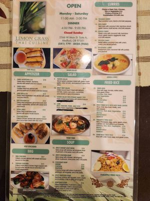   at Lemon Grass Thai Cuisine in Medford