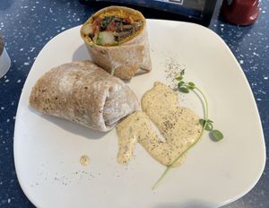 We very much enjoyed the breakfast burritos made vegan. The staff, chef, and atmosphere is very welcoming and accommodating. +bonus for all the vegan beach munchies! ❤️  at Common Roots Cafe in Rye