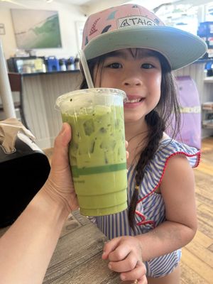 Lavender matcha 10/10!!   at Common Roots Cafe in Rye